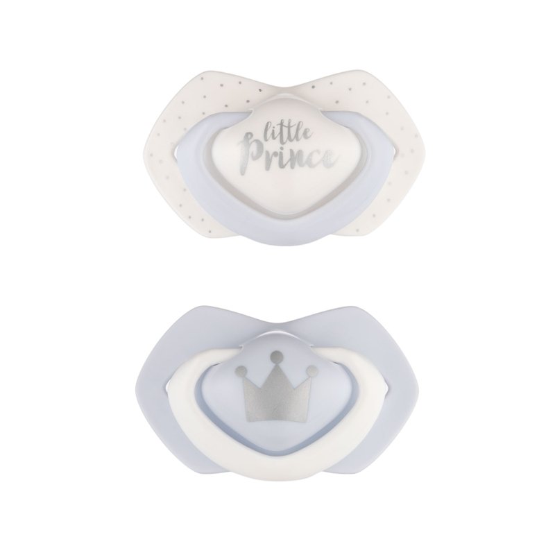 CANPOL BABIES Set symetrických silikónových cumlíkov 0-6m Royal baby modrý kúpite na Najlekaren.eu