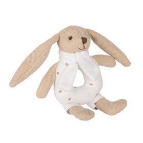 E-shop CANPOL BABIES Zajačik Bunny s hrkálkou bežový