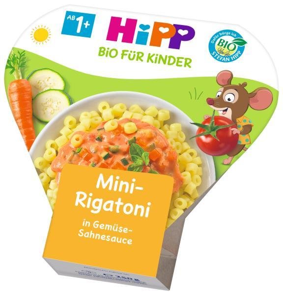 E-shop Príkrm zeleninový BIO Mini Rigatoni so zeleninou v smotanovej omáčke 250g Hipp