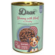 Konzerva Drax Adult s hovädzím a hydinovým mäsom 415g