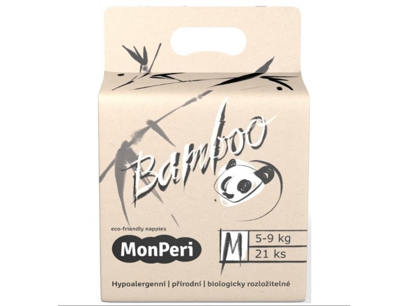 E-shop MONPERI Jednorazové eko plienky Bamboo M 5-8 kg