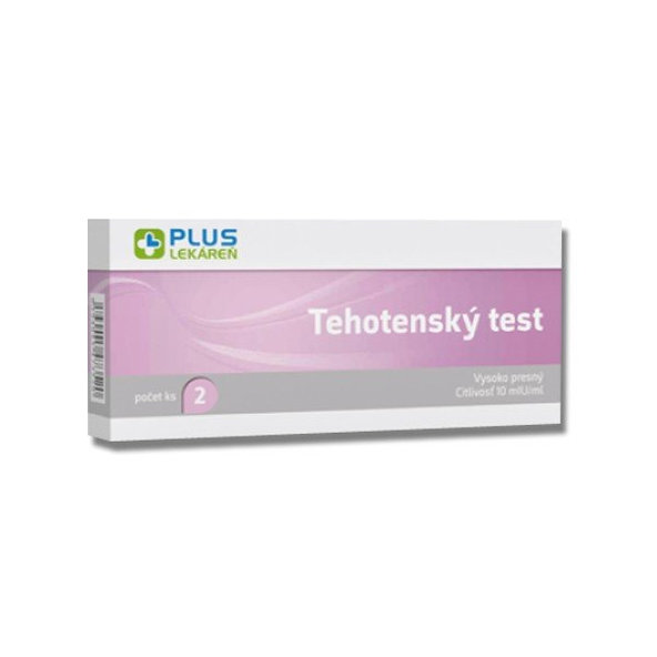 Plus Lekáreň Tehotenský test 2 ks