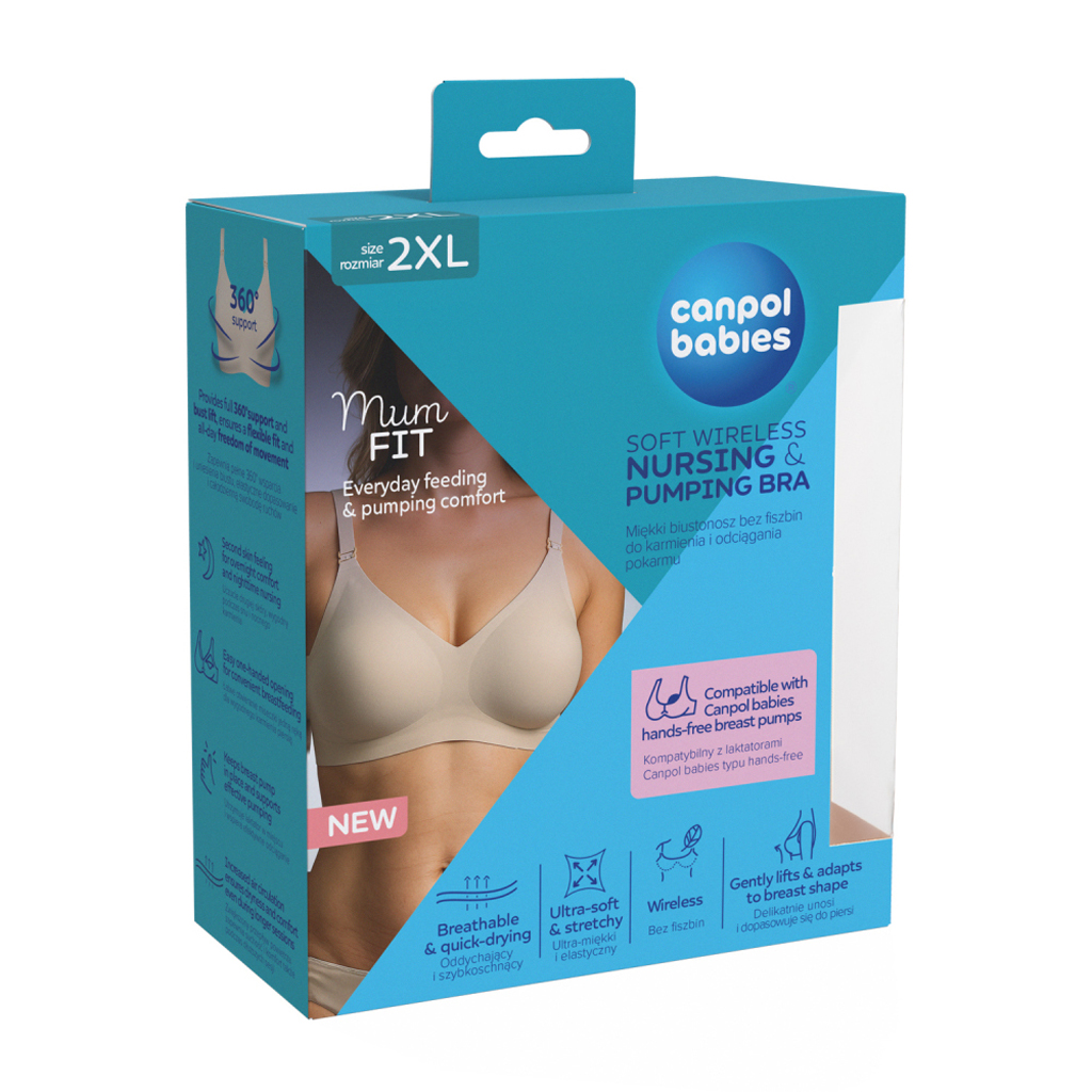 CANPOL BABIES Podprsenka na dojčenie a odsávanie MumFIT XXL 1ks