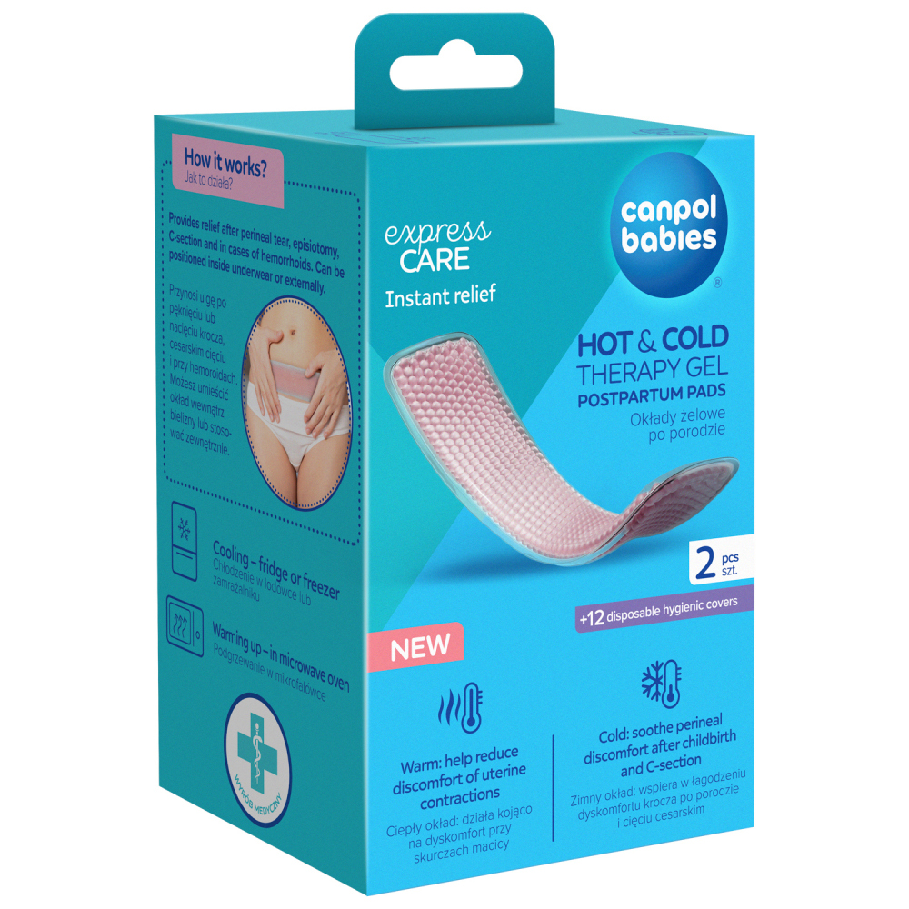 CANPOL BABIES Hot&Cold popôrodné gélové vložky 2 kusy kúpite na Najlekaren.eu