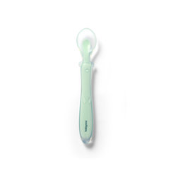 BABYONO Lyžička silikónová mint 6m+