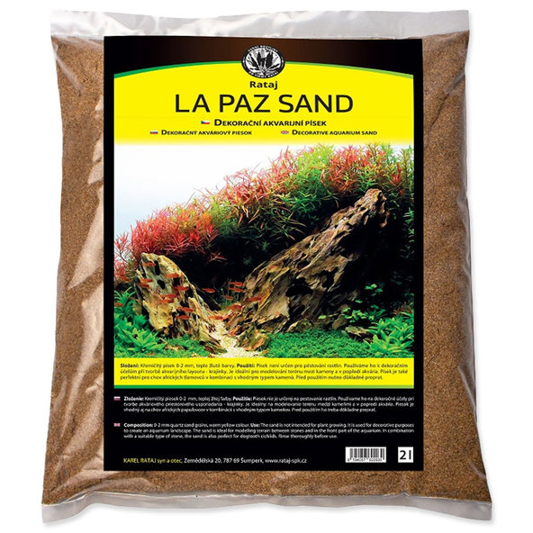 Dekoračný piesok Rataj La paz sand 2l