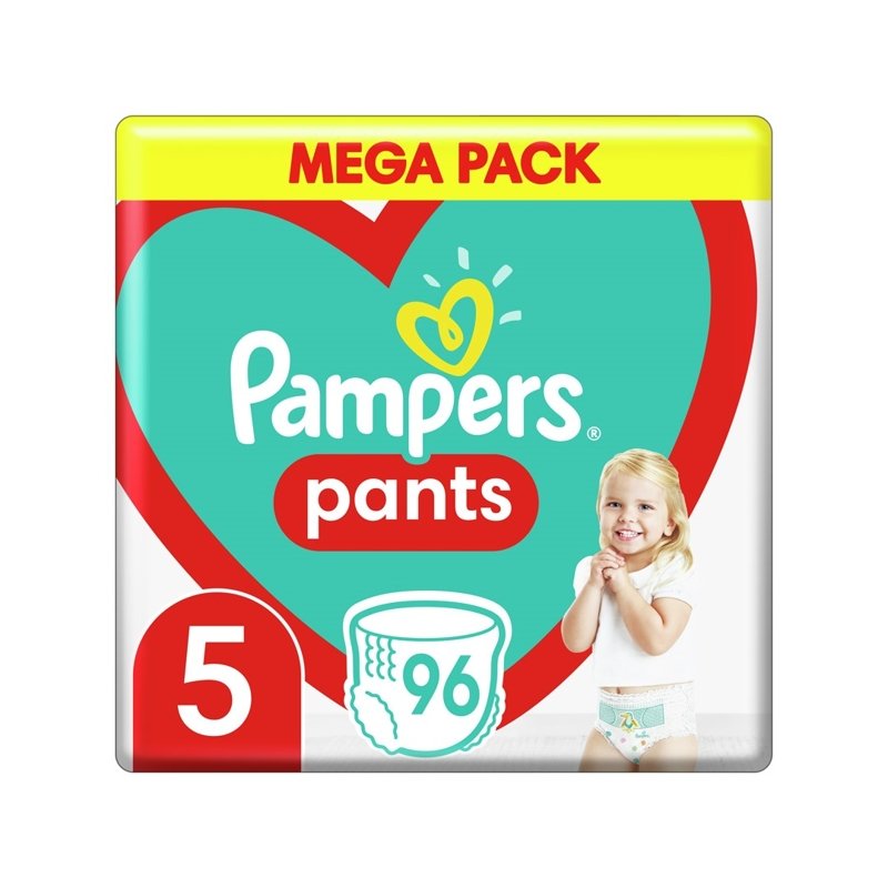 E-shop PAMPERS Pants 5 (11-18 kg) 96 ks Mega box - plienkové nohavičky