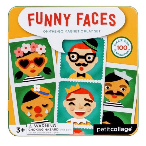 PETITCOLLAGE Magnetické puzzle Veselé tváre