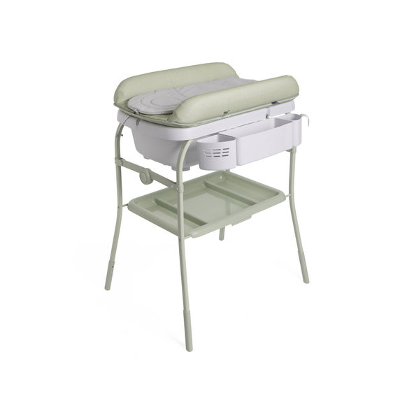 CHICCO Stolík prebaľovací s vaničkou Cuddle & Bubble - Oasis 0m+, do 11kg