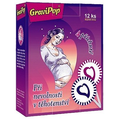 E-shop GRAVIPOP lízanky pre tehotné ženy 12 ks