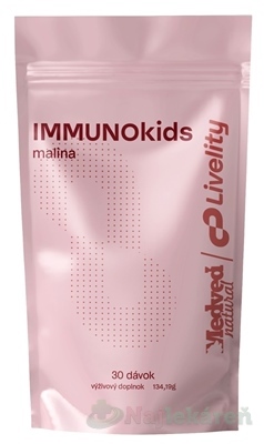 Medveď natural IMMUNOkids malina prášok 30 dávok