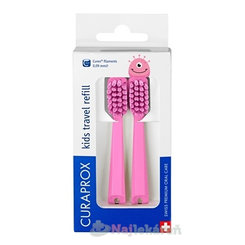 CURAPROX Kids travel refill CS 5500 ružový ultra soft 2ks
