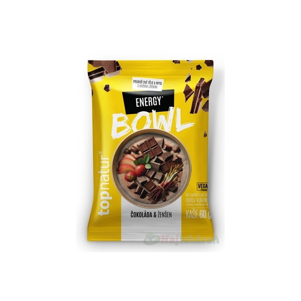 topnatur BOWL KAŠA Energy čokoláda & ženšen 60 g