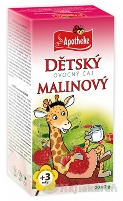 APOTHEKE Detský ovocný čaj malinový 20x2 g
