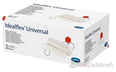 Idealflex universal obväz 15 cm x 5 m 10 ks
