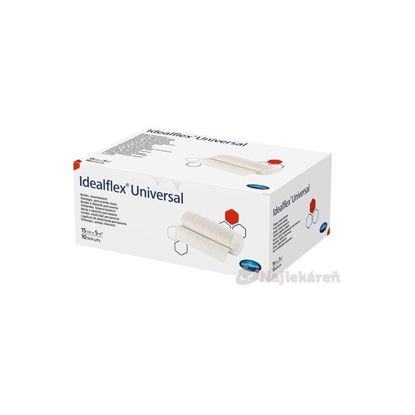 Idealflex universal obväz 15 cm x 5 m 10 ks