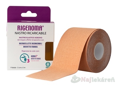 Rigenoma Tejpovacia páska s opakovanou aktiváciou 5 cm x 5 m