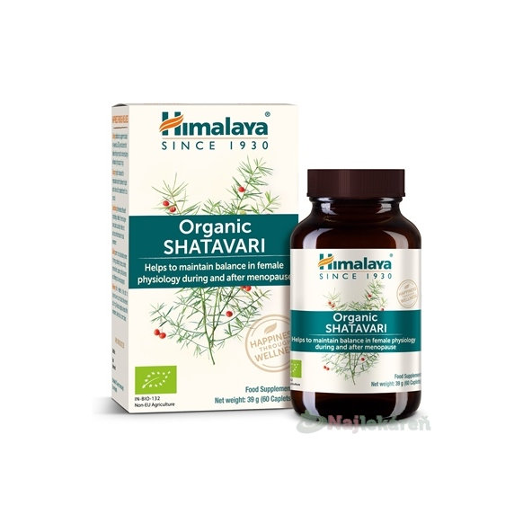 Himalaya Organická SHATAVARI 60 kapsúl