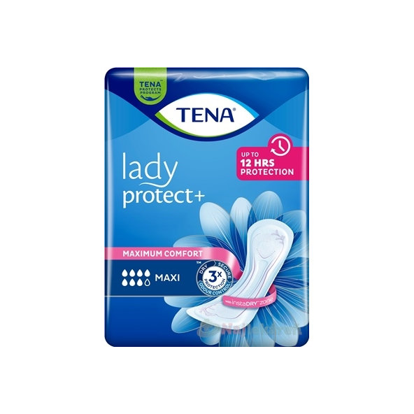 TENA Lady Protect+ Maxi inkontinenčné vložky 6ks