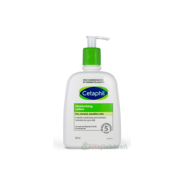 CETAPHIL Hydratačné mlieko na tvár a telo 500ml