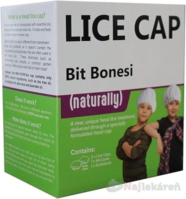 MED-COVER LICE CAP Čiapka proti všiam set