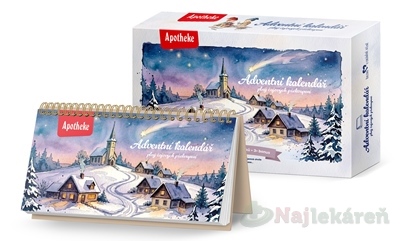 Apotheke Adventný kalendár čaje v nálevových vreckách 24 druhov