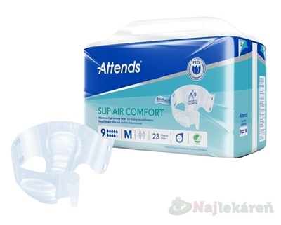 ATTENDS Slip Air Comfort 9 M plienkové nohavičky 28 ks