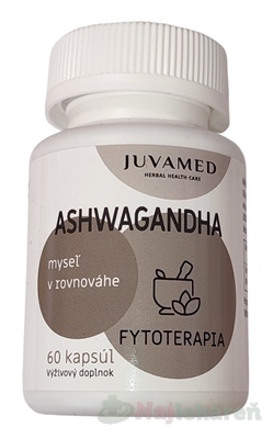 JUVAMED Ashwagandha 60 kapsúl kúpite na Najlekaren.eu