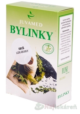 JUVAMED Ibiš Lekársky - LIST bylinný čaj sypaný 40 g