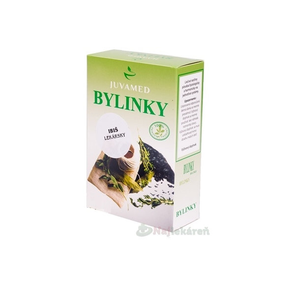 JUVAMED Ibiš Lekársky - LIST bylinný čaj sypaný 40 g