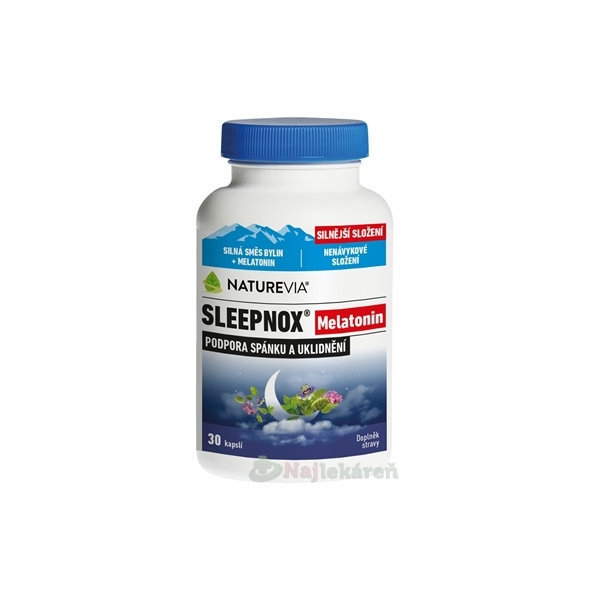 NATUREVIA Sleepnox Melatonín 30 kapsúl