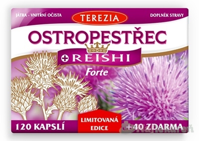 Terezia Pestrec + Reishi Forte 120 + 40 kapsúl zadarmo