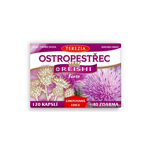 Terezia Pestrec + Reishi Forte 120 + 40 kapsúl zadarmo