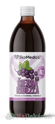 EkoMedica SK Čierna Ríbezľa šťava 500 ml