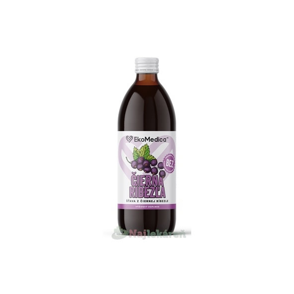 EkoMedica SK Čierna Ríbezľa šťava 500 ml