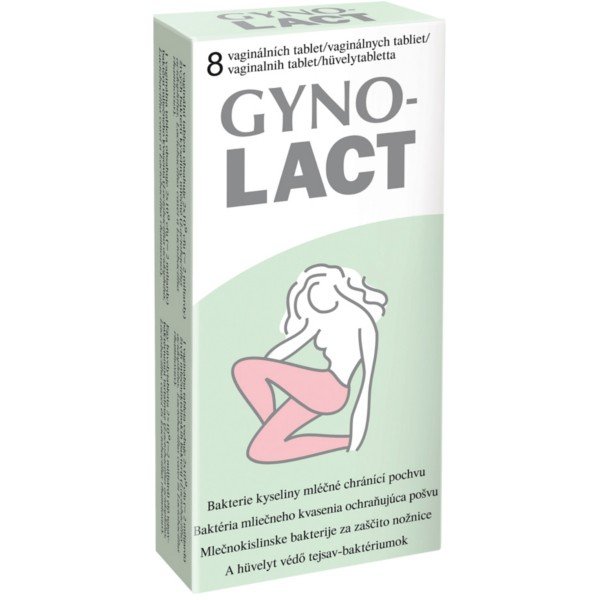 E-shop Gynolact vaginálne tablety 8 tbl