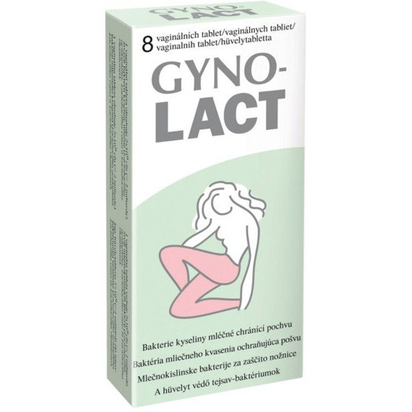 Gynolact vaginálne tablety 8 tbl