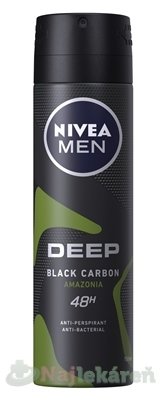 E-shop NIVEA MEN Anti-perspirant DEEP AMAZONIA black carbon 150 ml