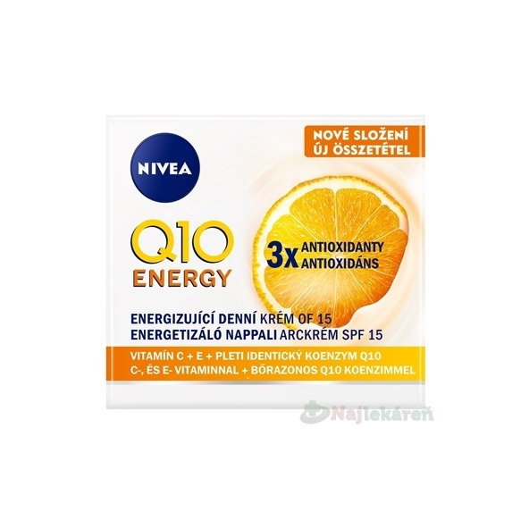 NIVEA Energizujúci denný krém Q10 ENERGY  SPF15