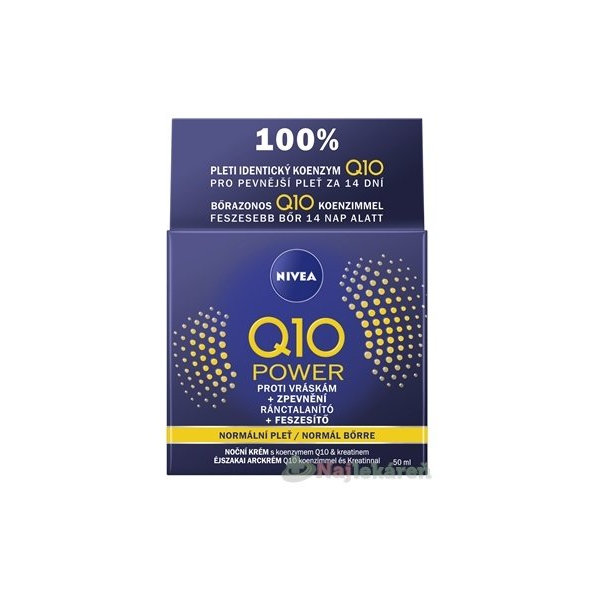NIVEA Spevňujúci nočný krém Q10 POWER