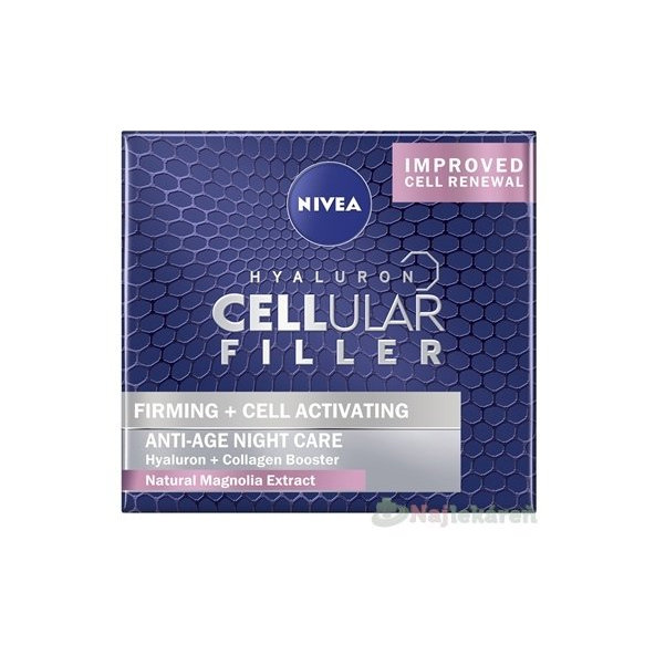 NIVEA Nočný krém Hyaluron CELLULAR FILLER