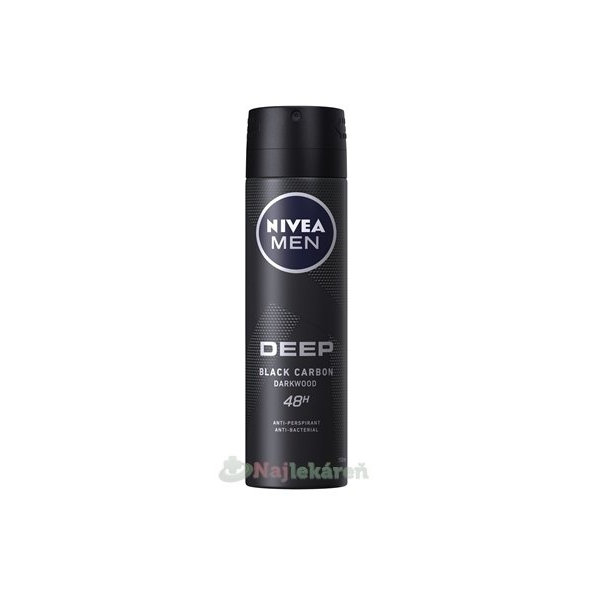 NIVEA MEN Anti-perspirant DEEP DARKWOOD black carbon 150 ml