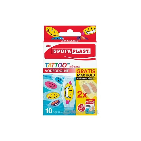 3M SPOFAPLAST č.115P Náplasti VODEODOLNÉ TATTOO 12ks