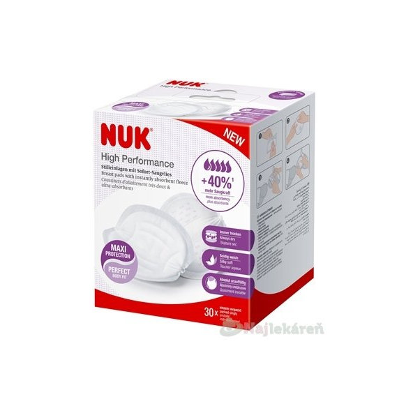 NUK High Performance Prsné vankúšiky pre dojčiace mamičky 30 ks