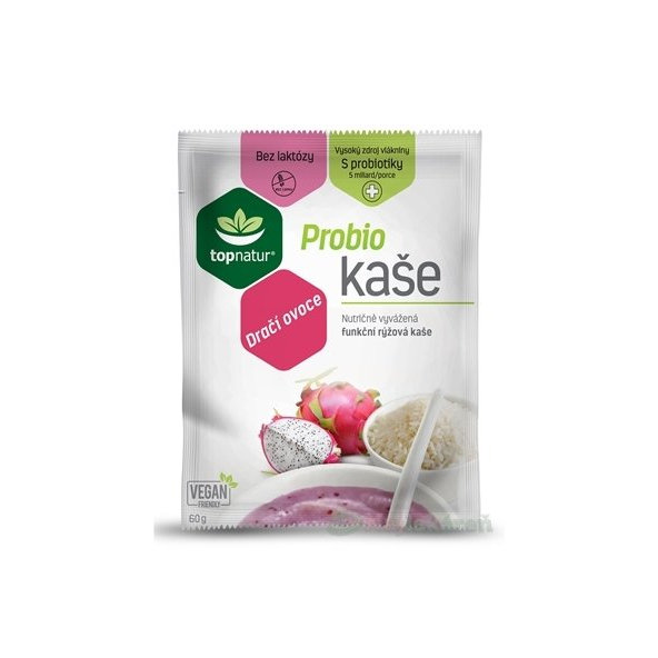 topnatur Probio KAŠA Dračie ovocie, instantná ryžová kaša, 60g