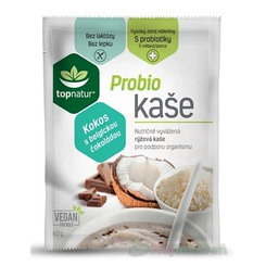 topnatur Probio KAŠA Kokos s belgickou čokoládou, instantná ryžová kaša, 60g