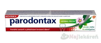 E-shop Parodontax Herbal Fresh zubná pasta (inov. 2021) 75 ml