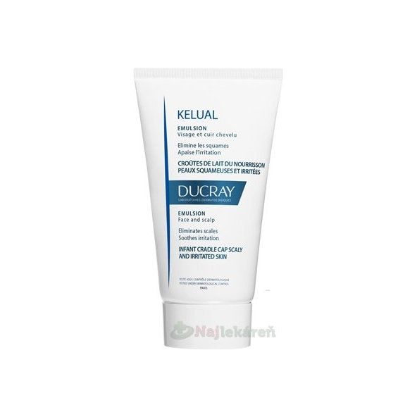 DUCRAY KELUAL Keratoredukčná emulzia na mliečne chrasty 50ml