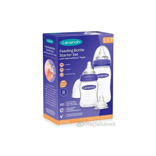 Lansinoh Štartovací set dojčenských fliaš