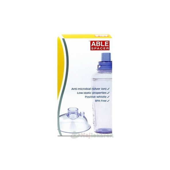 ABLE SPACER 2 + Medium Mask Nadstavec inhalačný 1 ks